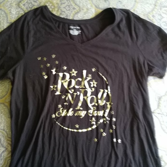 Lane Bryant 18/20 rock n roll t shirt - Picture 1 of 2